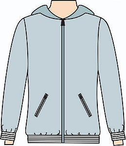 Ref. 108 - Molde de Jaqueta com Forro - DIGITAL