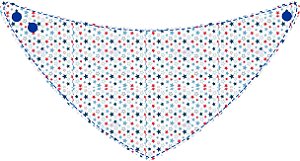 Ref. 1001 - Molde de Babador Bandana - DIGITAL