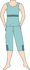 Ref. 256 - Molde de Pijama Feminino - DIGITAL