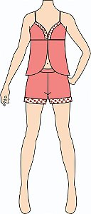 Ref. 250 - Molde de Short Doll Feminino - DIGITAL