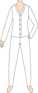 Ref. 471 - Molde de Pijama Feminino - DIGITAL