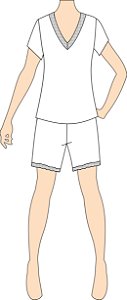 Ref. 473 - Molde de Pijama Feminino - DIGITAL