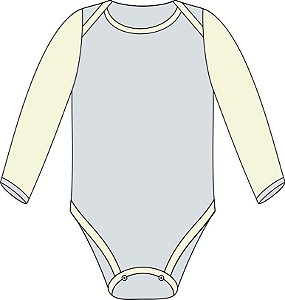 Ref. 321- Molde de Body Bebê - DIGITAL