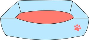 Ref. 442 - Molde de Cama Pet Retangular - 50x60 cm - DIGITAL