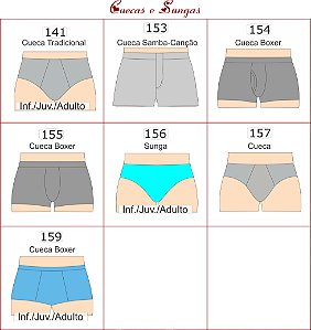 Molde de Cueca / Sunga - DIGITAL