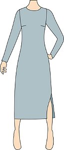 Ref. 274 - Molde de Vestido Adulto - DIGITAL