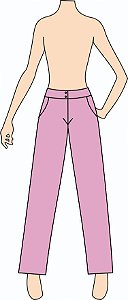Ref. 213 - Molde de Calça Social Feminina - DIGITAL