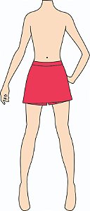 Ref. 452 - Molde de Saia Shorts - DIGITAL