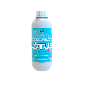 LOTUS DESINFEKT DESIFENTANTE HOSPITALAR PARA SUPERFÍCIES FIXAS E ARTIGOS NÃO CRÍTICOS - 1 LITRO