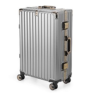 Mala de Viagem Rígida com Acabamento em Alumínio - 68L