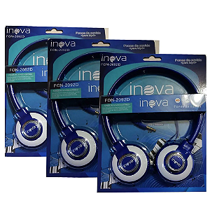 Fone de Ouvido Estéreo com FIO Inova