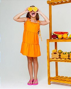 Vestido laranjinha