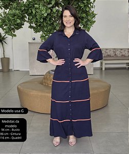 Vestido Feminino Longo Ivonete Casual
