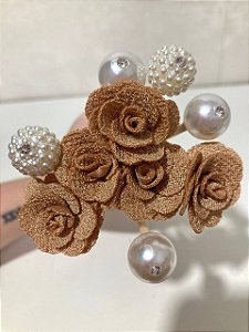Kit 10 varetas Flor decoradas para Difusor e Aromatizador  20cm