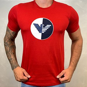 Camiseta Armani Vermelho REF. A-2818