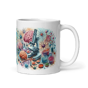 Caneca Laboratório Microscópio