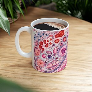 Caneca Histologia Aquarela Patologia
