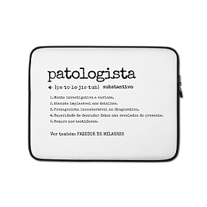 Capa case para Notebook Patologista de 12" a 17,3"