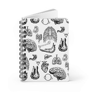 Caderno ou Agenda - Anatomia