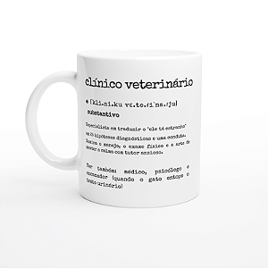 Caneca Definição Clínico Veterinário – Presente Divertido e Único