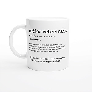 Caneca Definição Médico Veterinário – Criativa e Inspiradora