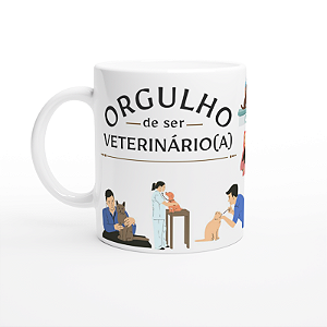 Caneca Orgulho de ser Veterinário(a)