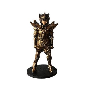 Boneco Resina Seya Cavaleiro dos Zodíaco 18Cm