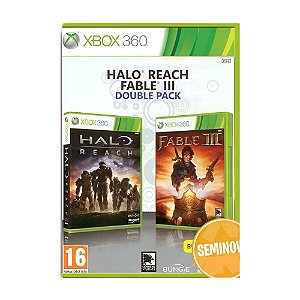 Jogo Halo Reach & Fable III (Double Pack) - Xbox 360 (Usado)
