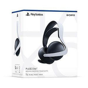 Headset sem fio Gamer Pulse Elite, Bluetooth, PS5, Branco - Sony