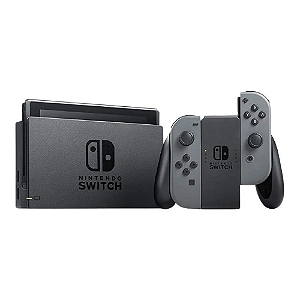 Console Nintendo Switch V2 32GB Preto e Cinza - (Usado) (Travado)