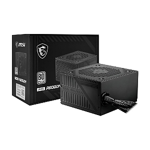 Fonte MSI MAG A600DN, 600W, 80 Plus White, PFC Ativo, Com Cabo, Preto - 306-7ZP6B22-809