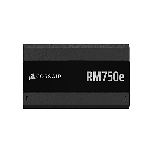 Fonte Corsair RM750e RMe Series 2025, 750W, ATX 3.1, PCIe 5.1, Cybenetics Platinum, Full Modular, Preto