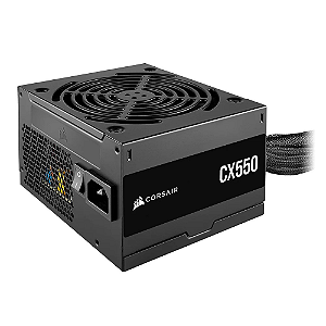Fonte Corsair CX Series CX550, 550W, 80 Plus Bronze, Com Cabo, Preto - CP-9020277-BR