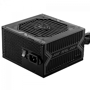 Fonte MSI MAG A750BN PCIE5, 750W, 80 Plus Bronze, PFC Ativo, Preto