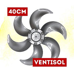 HELICE VENTISOL 40CM 6 PAS PRATA