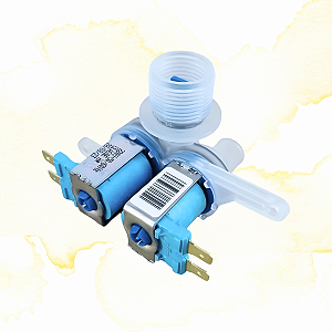 VÁLVULA DUPLA 220V W2921-29106 LAVADORA PANASONIC F160 FS160 F140 - EMICOL 97704310000