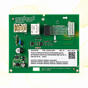 PLACA DE POTÊNCIA GELADEIRA BRASTEMP BRM35/36/41 CONSUL CRM35/38/44 - W10314621 326059370 EMICOL