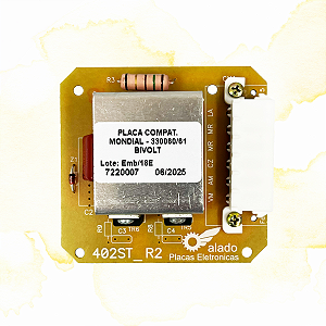 PLACA 330060/330061 LAVADORA BRASTEMP MONDIAL CLEAN BABY - ALADO 7220007