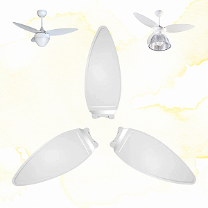 KIT 3 PÁS VENTILADOR DE TETO VENTISOL AIRES / PRISMA - ORIGINAL