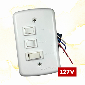 CHAVE 127V VENTILADOR DE TETO VENTISOL C/CAPACITOR - FÊNIX SUNNY AIRES - ORIGINAL