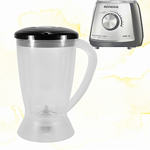 COPO LIQUIDIFICADOR MONDIAL ELETRONIC L60 L66 TRANSLÚCIDO - MEBRASI 9265