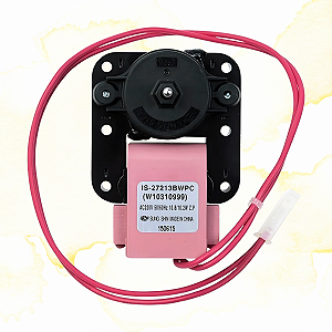 MOTOR DO VENTILADOR GELADEIRA BRASTEMP/CONSUL DIVERSOS MODELOS 220V - ORIGINAL W10310999