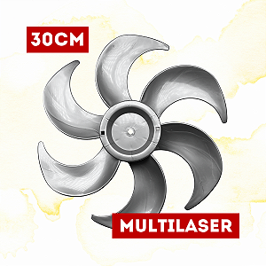 HELICE MULTILASER 30CM 6 PAS VL301 VL302 VL303 VL304 PRATA HR14599