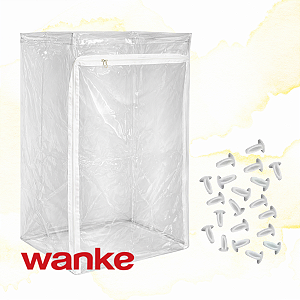 SACO SECADORA WANKE LUANA + 20 CLIPS - CÂMARA EM PVC C/ ZÍPER