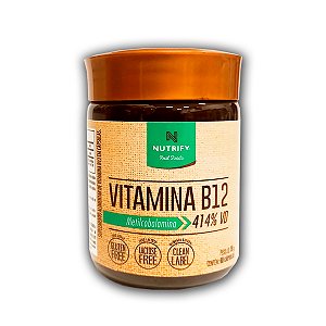 Vitamina B12 Metilcobalamina 60 capsulas Vegana - Nutrify