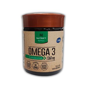 Ômega 3 EPA DHA 1360 mg 60 caps Selo IFOS - Nutrify