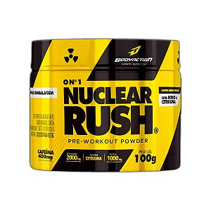 Nuclear Rush Pré Treino 400 cafeina Citrulina - Bodyaction