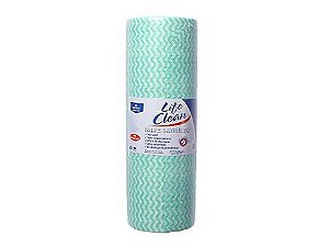 PANO MULTIUSO ECONOMICO 35G/M2 VERDE C/ 0,20X300MTS - LIFE CLEAN