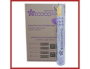 COPO 300ML PP TRANSPARENTE CX C/2000 (20X100) - ECOCOPPO