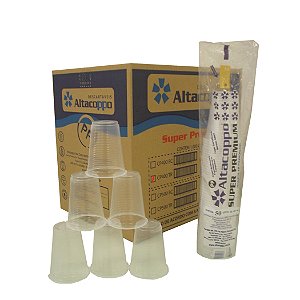 COPO 400ML PP TRANSPARENTE CX C/1000 (20X50) - ALTACOPPO SUPER PREMIUM